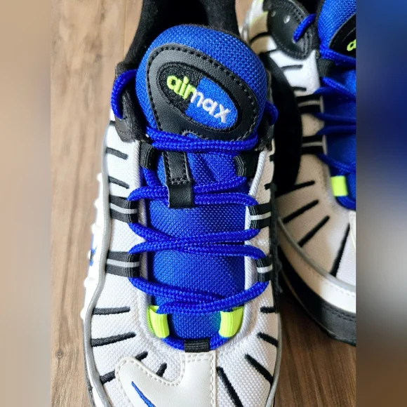 Nike Air Max 98 #640744-103 Sprite 2018 Blue White Men's Shoes Size 8.5 - Picture 3 of 15